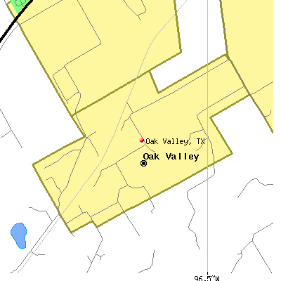 Oak Valley map