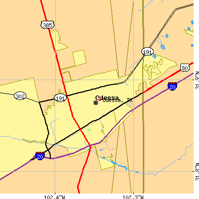 Odessa map