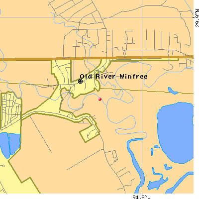Old River-Winfree map