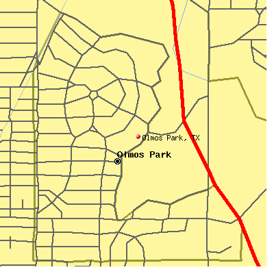 Olmos Park map