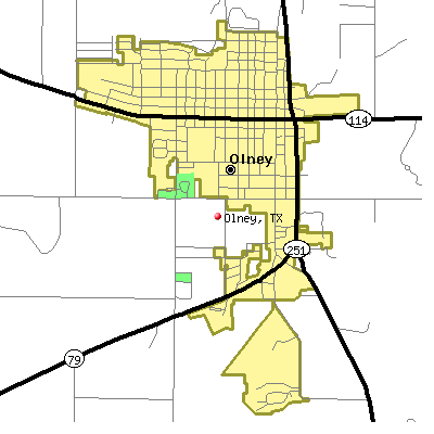 Olney map