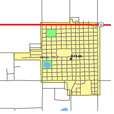 Olton map