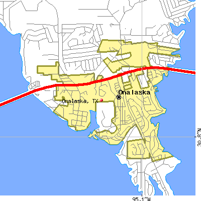 Onalaska map