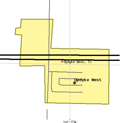 Opdyke West map