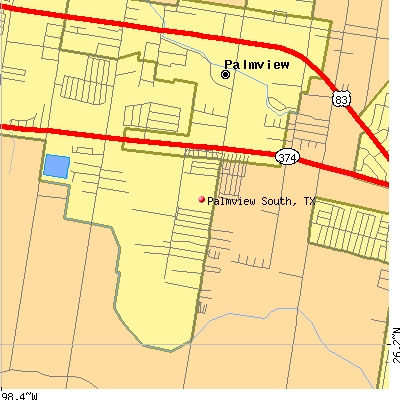Palmview South map