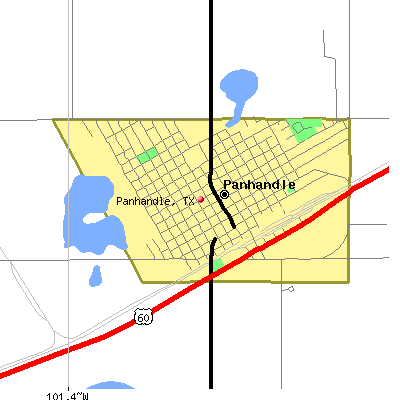 Panhandle map