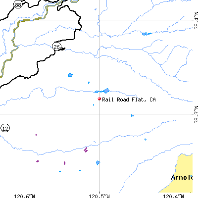 Rail Road Flat map
