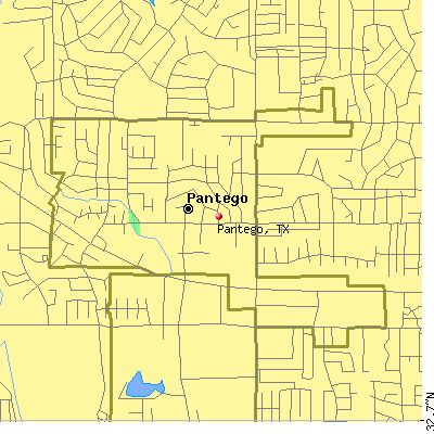 Pantego map