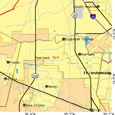 Pearland map