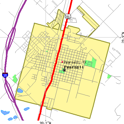 Pearsall map