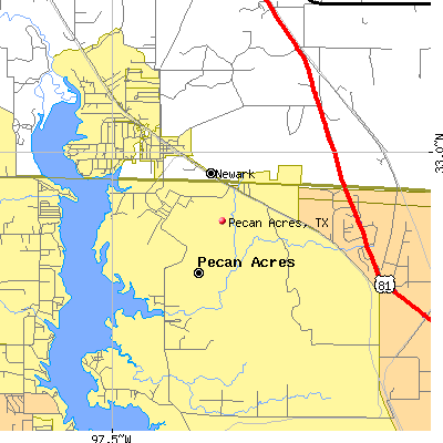 Pecan Acres map