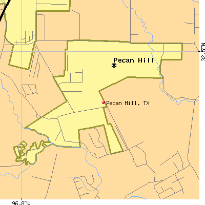 Pecan Hill map