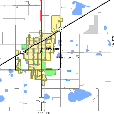 Perryton map