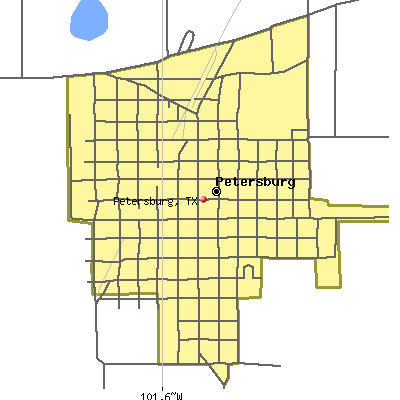Petersburg map
