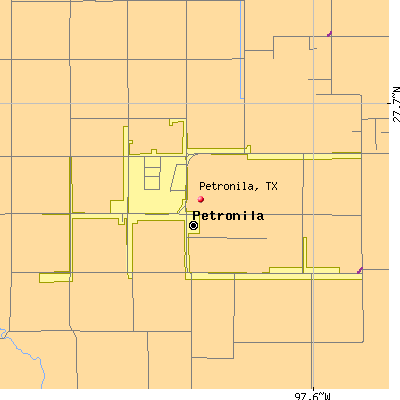 Petronila map