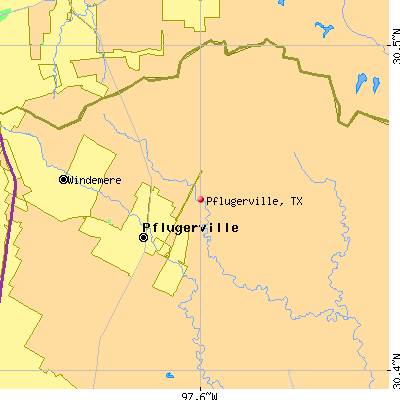 Pflugerville map