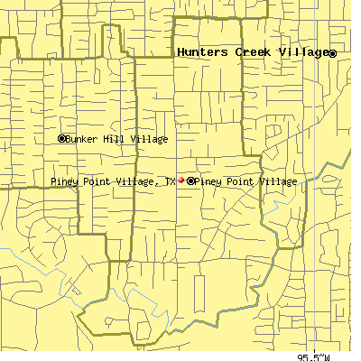 Piney Point Village map