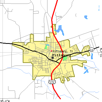 Pittsburg map