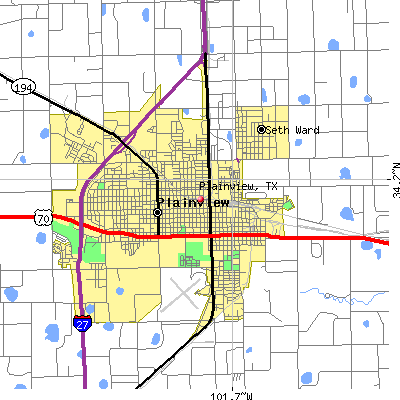 Plainview map