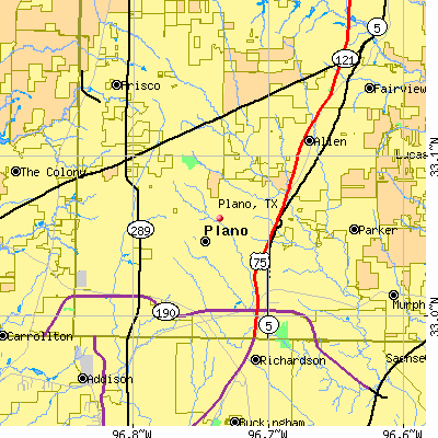 Plano map