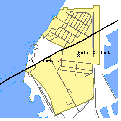 Point Comfort map