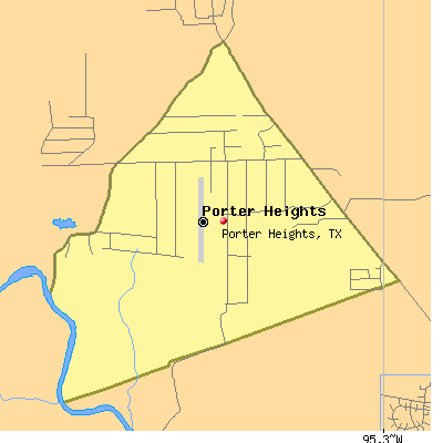 Porter Heights map
