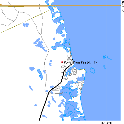 Port Mansfield map