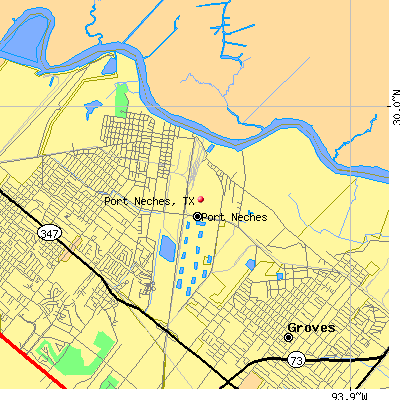 Port Neches map