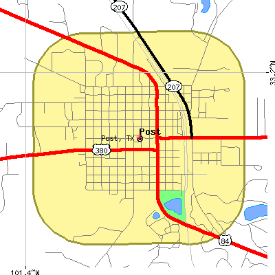 Post map