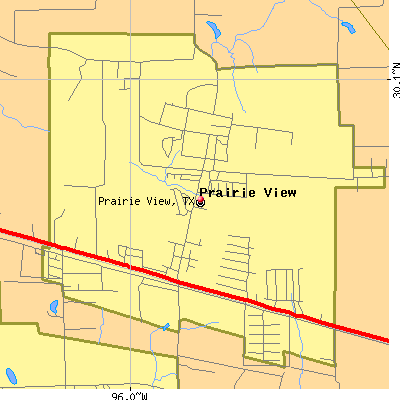 Prairie View map