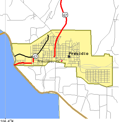Presidio map