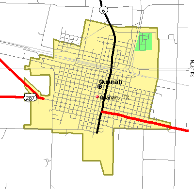 Quanah map