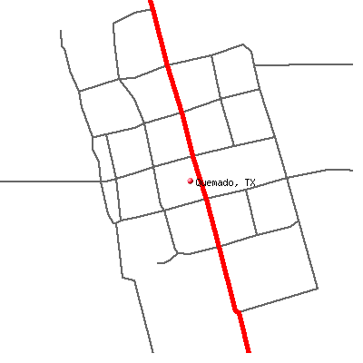 Quemado map