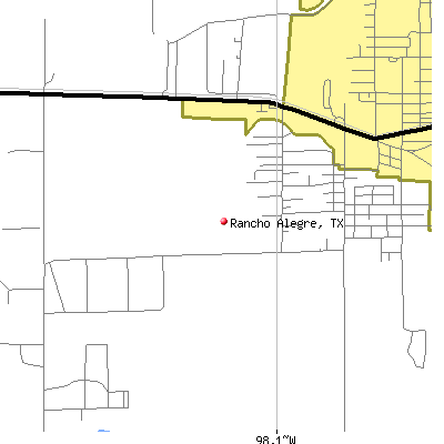 Rancho Alegre map