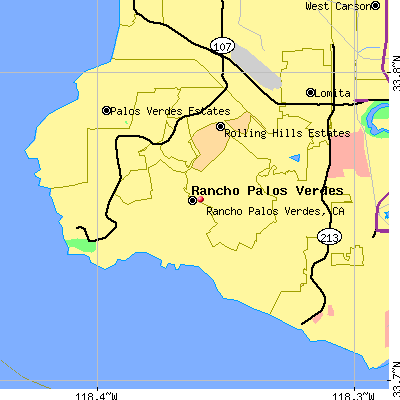 Rancho Palos Verdes map