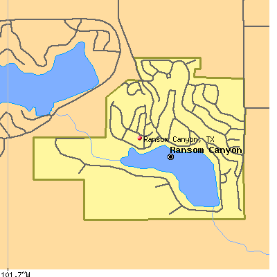 Ransom Canyon map