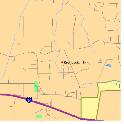 Red Lick map