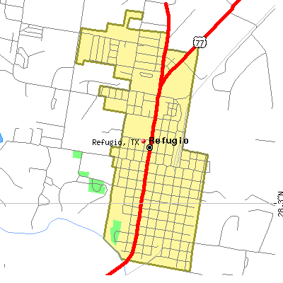Refugio map