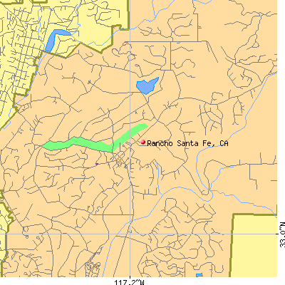 Rancho Santa Fe map