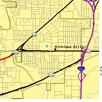 Richland Hills map