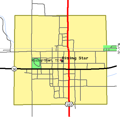 Rising Star map