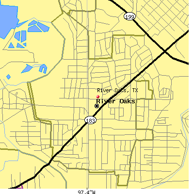 River Oaks map