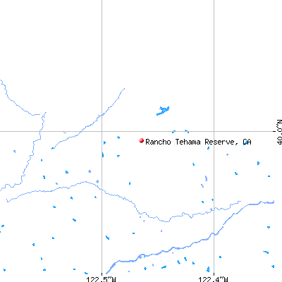 Rancho Tehama Reserve map