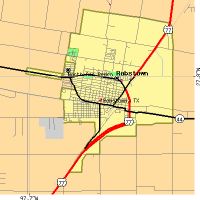 Robstown map
