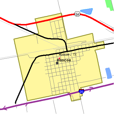 Roscoe map