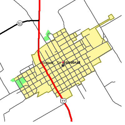 Rosebud map