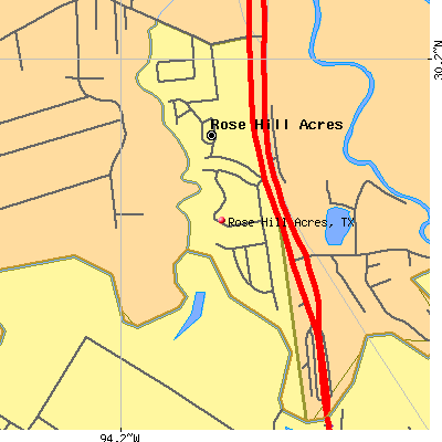 Rose Hill Acres map