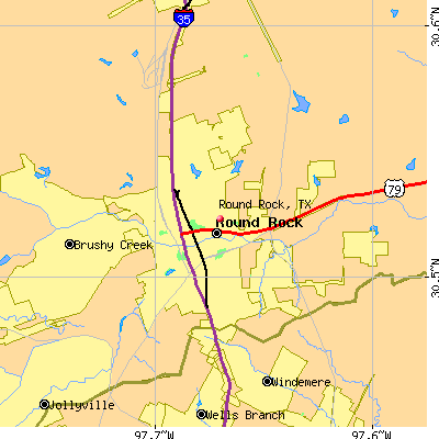 Round Rock map