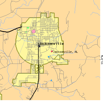 Jacksonville map