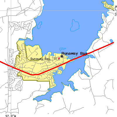 Runaway Bay map